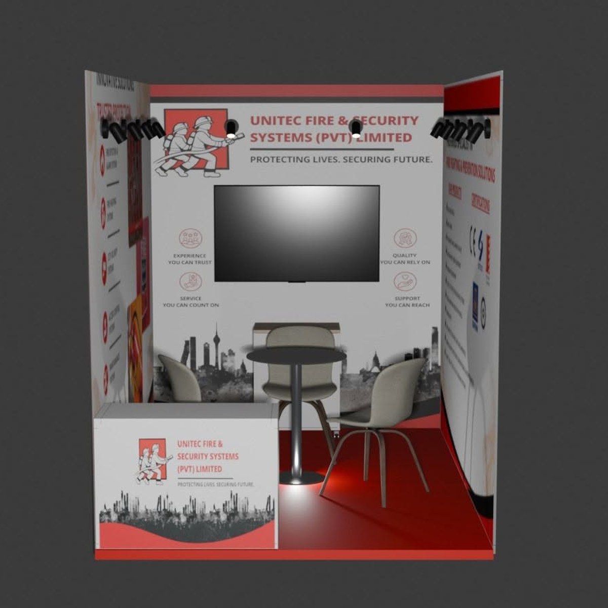 Helanka exhibition stall installation — photo 16